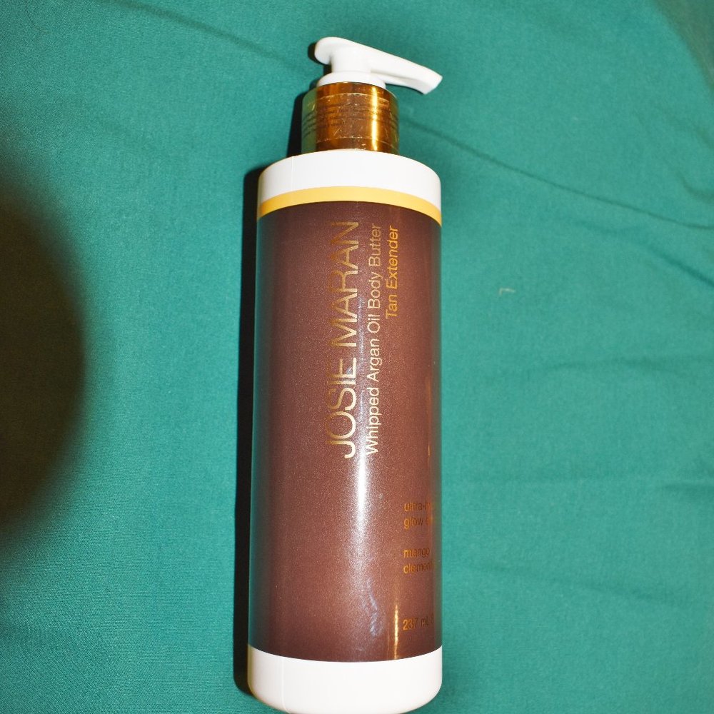 Josie Maran Whipped Argan Oil Body Butter Tan Extender 8 oz Mango Clementine